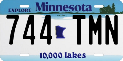 MN license plate 744TMN