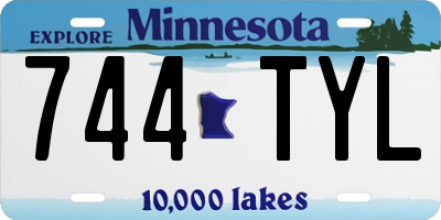 MN license plate 744TYL