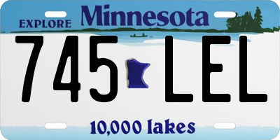 MN license plate 745LEL