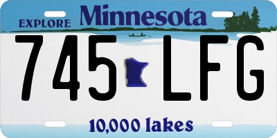 MN license plate 745LFG