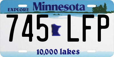 MN license plate 745LFP