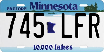 MN license plate 745LFR