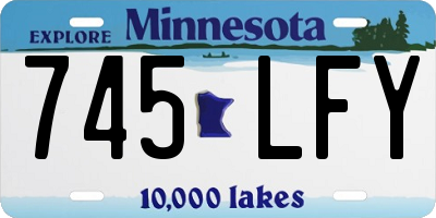 MN license plate 745LFY