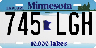 MN license plate 745LGH
