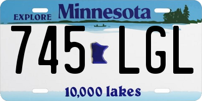 MN license plate 745LGL