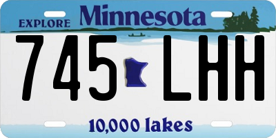 MN license plate 745LHH