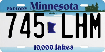 MN license plate 745LHM