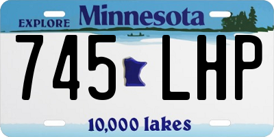 MN license plate 745LHP