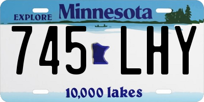 MN license plate 745LHY