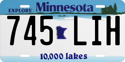 MN license plate 745LIH