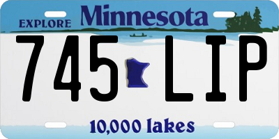 MN license plate 745LIP