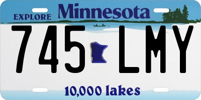 MN license plate 745LMY