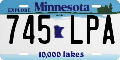 MN license plate 745LPA