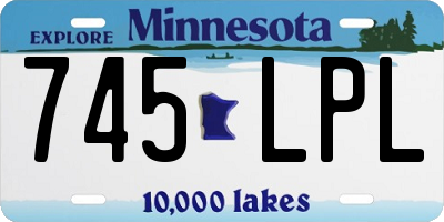 MN license plate 745LPL