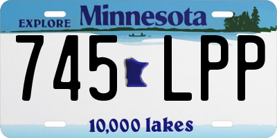 MN license plate 745LPP