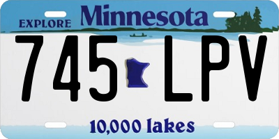 MN license plate 745LPV