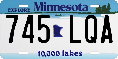 MN license plate 745LQA