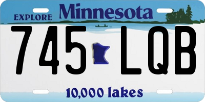 MN license plate 745LQB