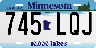 MN license plate 745LQJ