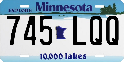 MN license plate 745LQQ