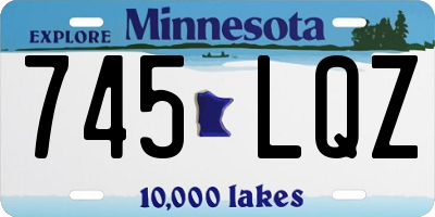 MN license plate 745LQZ