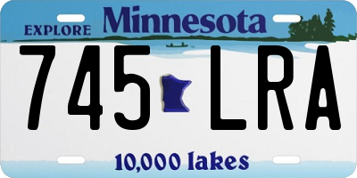 MN license plate 745LRA