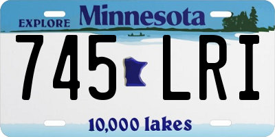 MN license plate 745LRI
