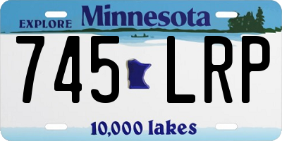 MN license plate 745LRP