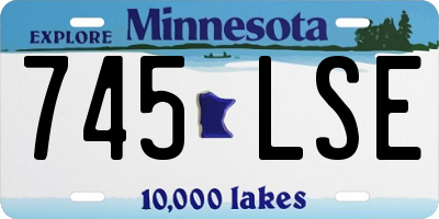 MN license plate 745LSE