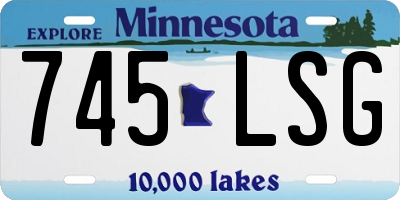 MN license plate 745LSG