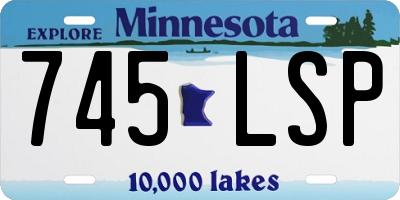 MN license plate 745LSP