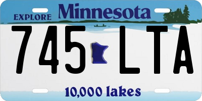MN license plate 745LTA