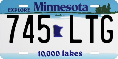 MN license plate 745LTG