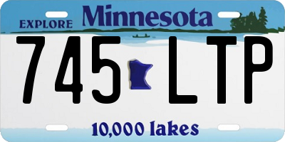 MN license plate 745LTP