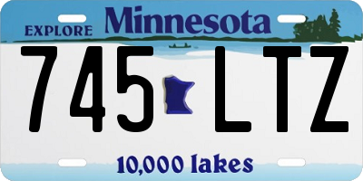 MN license plate 745LTZ