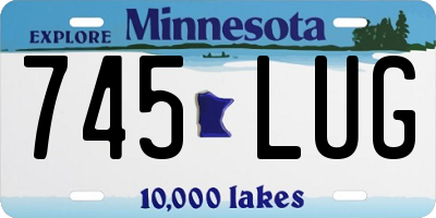 MN license plate 745LUG