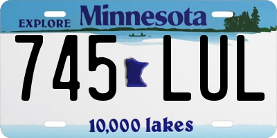 MN license plate 745LUL