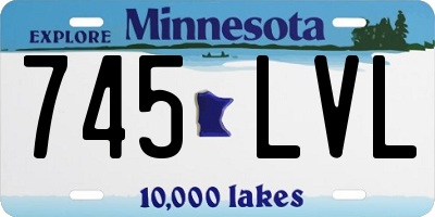 MN license plate 745LVL