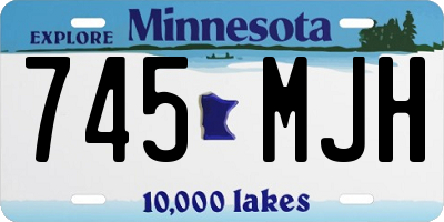 MN license plate 745MJH