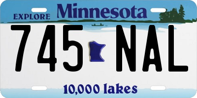 MN license plate 745NAL