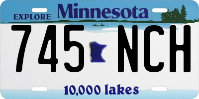 MN license plate 745NCH