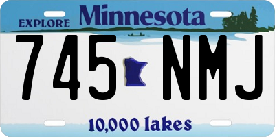 MN license plate 745NMJ