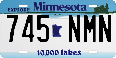 MN license plate 745NMN