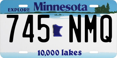 MN license plate 745NMQ