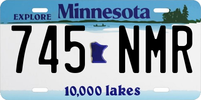MN license plate 745NMR