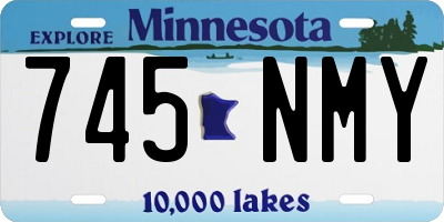 MN license plate 745NMY