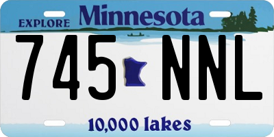 MN license plate 745NNL