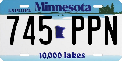 MN license plate 745PPN