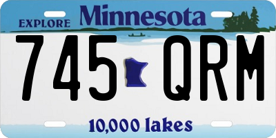 MN license plate 745QRM