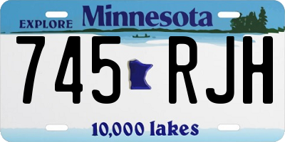 MN license plate 745RJH